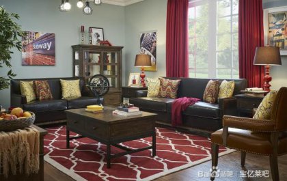 一組漂亮的美式風格客餐廳軟裝，看過來！寶億萊軟裝