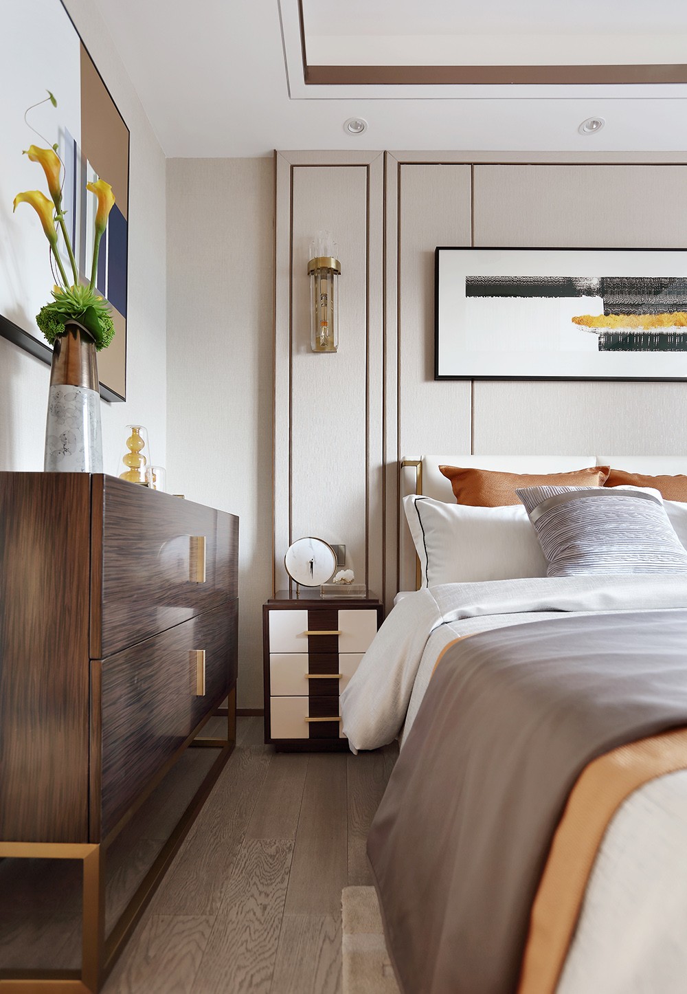 北京領秀慧谷-現(xiàn)代簡約風格軟裝樣板間-寶億萊軟裝